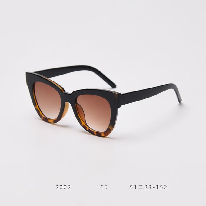 Trendy Fashion BSCI Women Cat Eye Sunglasses 147MM Leopard Frame 5