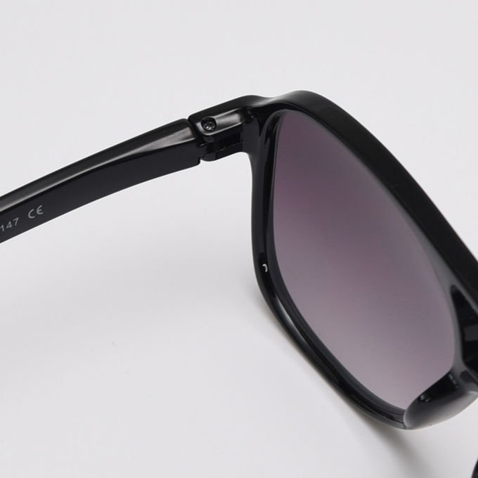 BSCI 149MM Oversized Retro Square Sunglasses Women UV400 Big Gradient Polarized 8