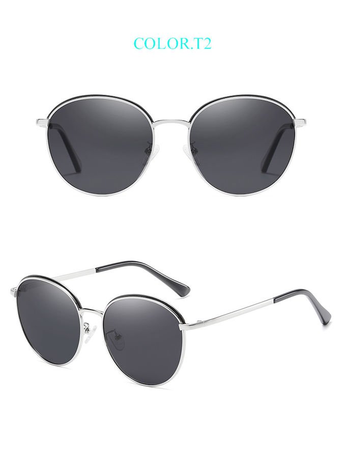 Retro Summer TAC UV400 Protection Sunglasses Metal Women Men Polarized 4