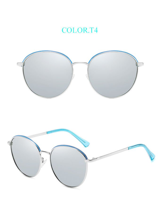 Retro Summer TAC UV400 Protection Sunglasses Metal Women Men Polarized 6