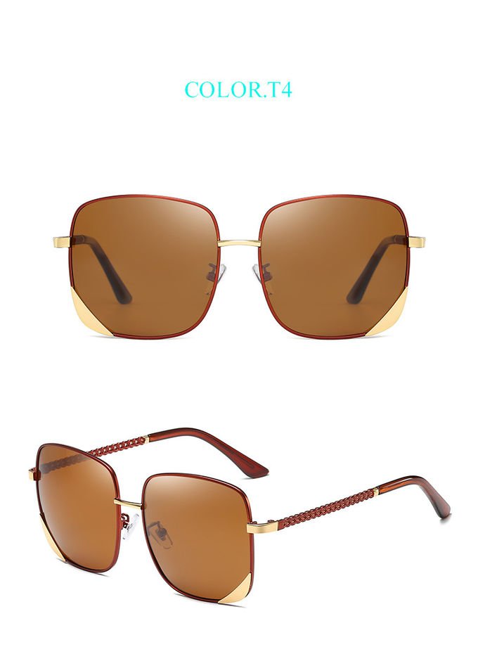 Driving Windproof Custom Polarized Sunglasses 146MM UV400 Polarized Sunglasses Women'S 7
