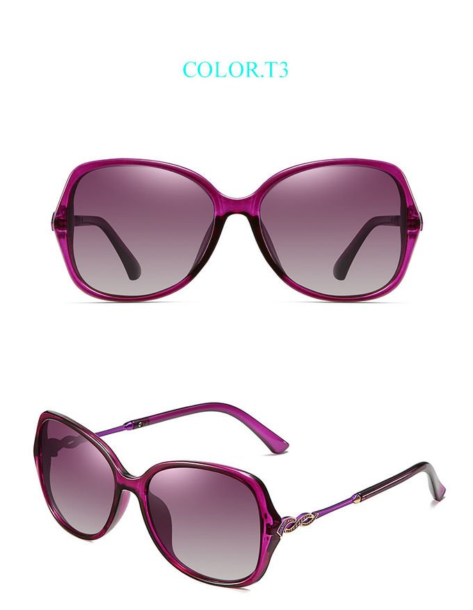 TAC Anti UV Elegant Small Face Custom Polarized Sunglasses 6