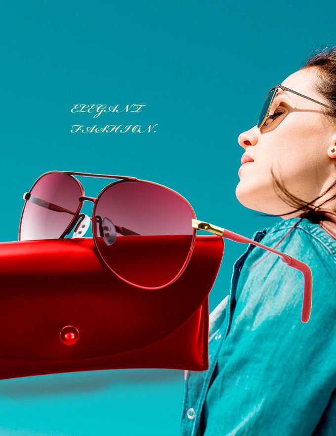 Red Women'S Fashion Sunglasses TAC Toad Promotion Polarized Sunglasses 0
