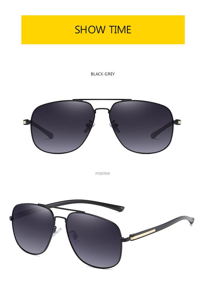 Unique Trending Uv400 Polarized Sunglasses BSCI Square Ocean Lens 6