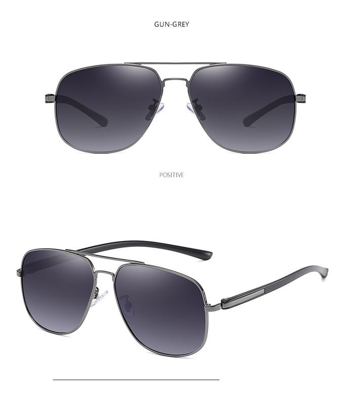 Unique Trending Uv400 Polarized Sunglasses BSCI Square Ocean Lens 7