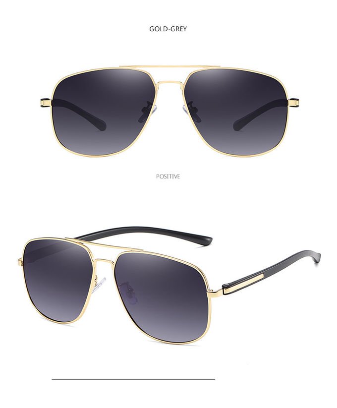 Unique Trending Uv400 Polarized Sunglasses BSCI Square Ocean Lens 9