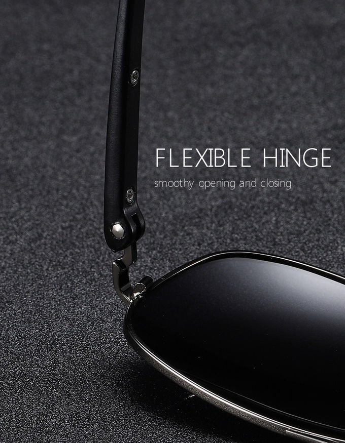 Unique Trending Uv400 Polarized Sunglasses BSCI Square Ocean Lens 3