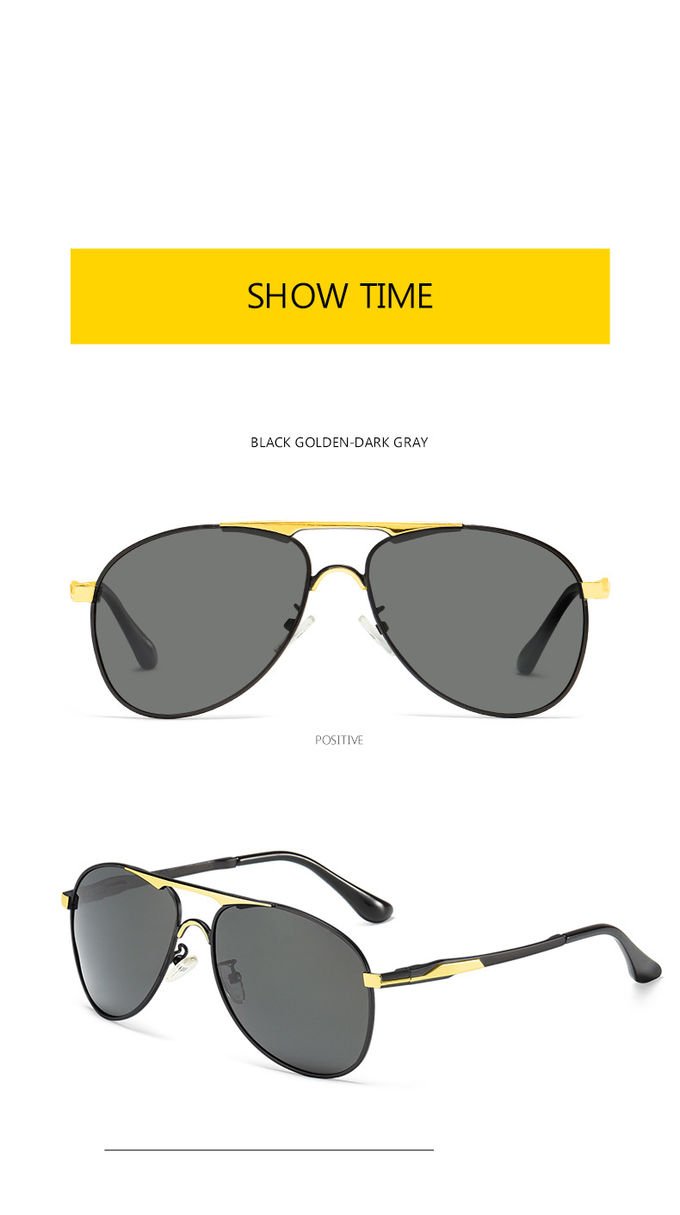 Aluminum Magnesium Mens Luxury Sunglasses Polarized Lens Sunglasses 6
