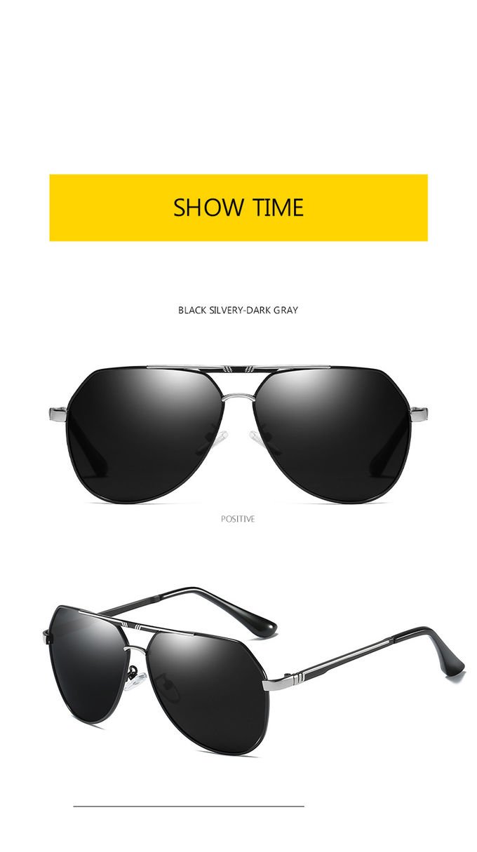 Driving Mirror Oversized Retro Sunglasses Men Women 142MM BSCI UV Protection 6