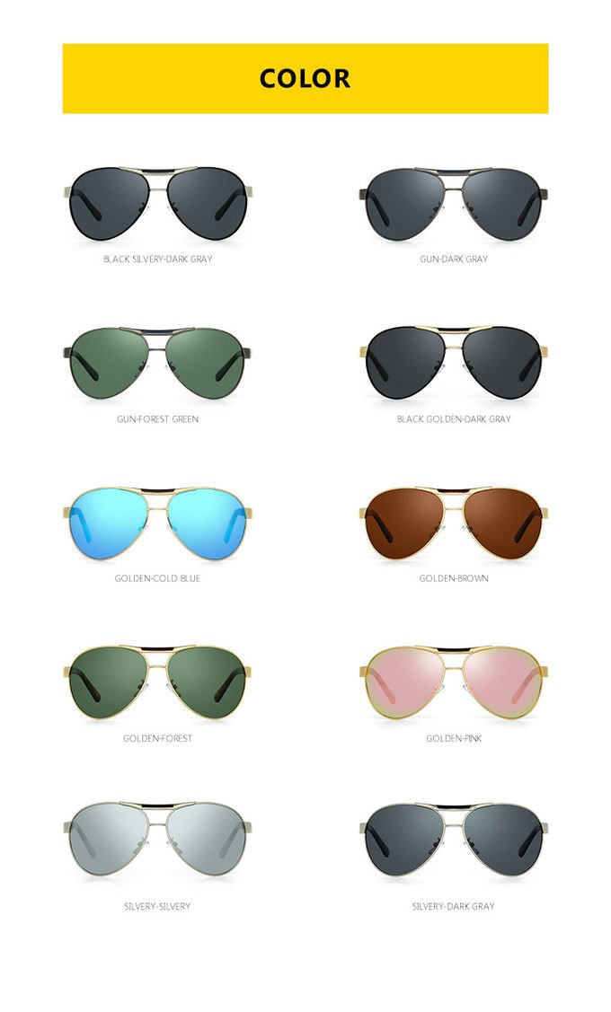 Round Mens Luxury Sunglasses BSCI Polarized Outdoor Sports Men Driving 9