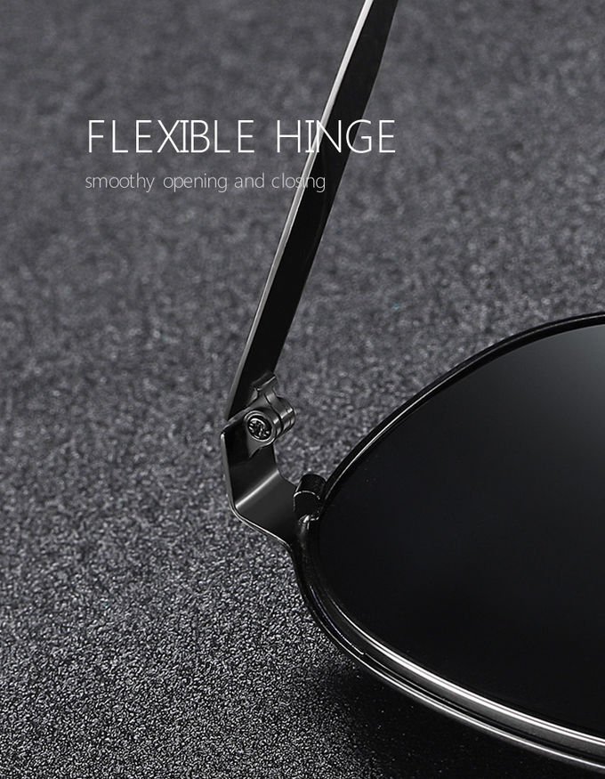 UV400 Pilot Sunglasses Polarized Metal Luxury Shades Gentleman 2
