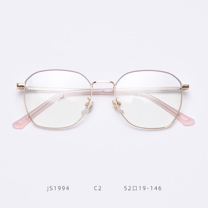 Optical Metal Acetate Eye Glasses Men Women Fashionable Blue Light Glasses 4