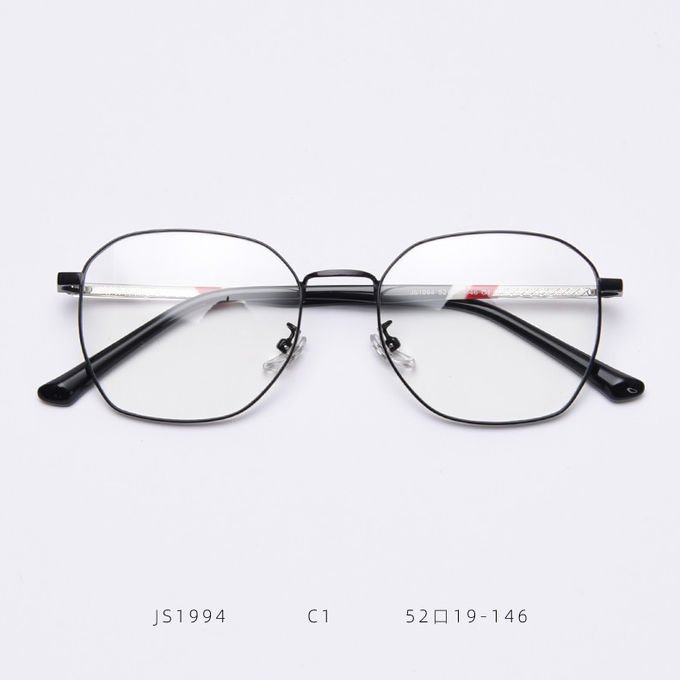 Optical Metal Acetate Eye Glasses Men Women Fashionable Blue Light Glasses 3