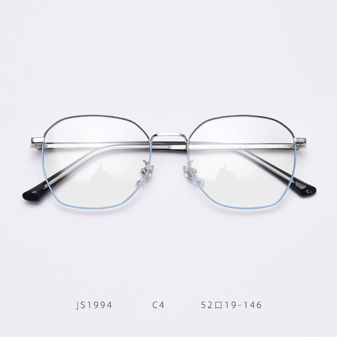 Optical Metal Acetate Eye Glasses Men Women Fashionable Blue Light Glasses 2
