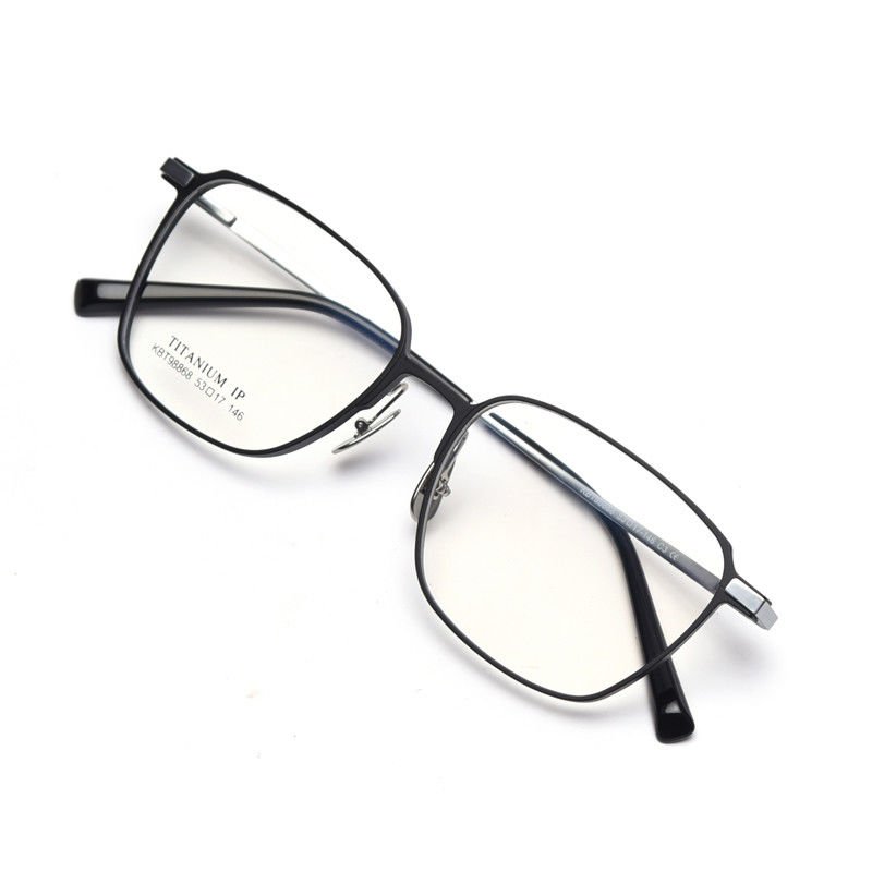 buy Designer Plain Lens Glasses Spectacle Optical Metal Glass Frame Eyeglasses online manufacturer