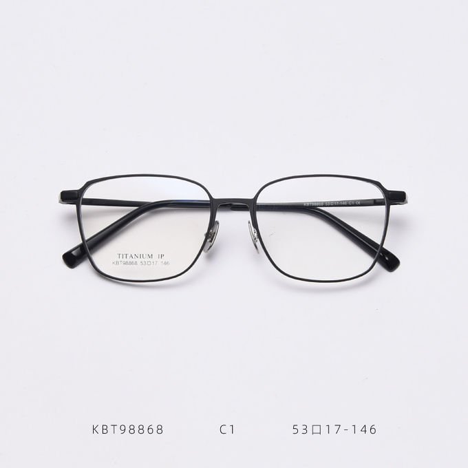 Designer Plain Lens Glasses Spectacle Optical Metal Glass Frame Eyeglasses 4