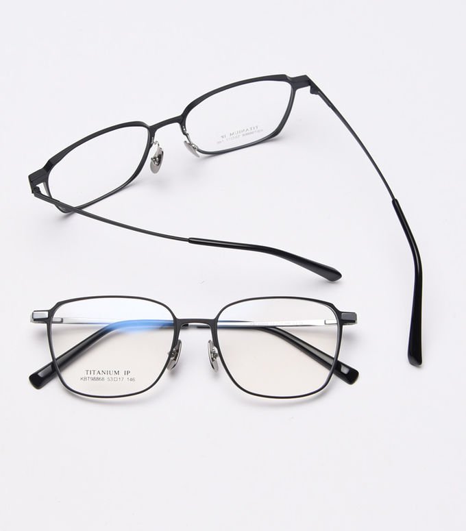 Designer Plain Lens Glasses Spectacle Optical Metal Glass Frame Eyeglasses 0