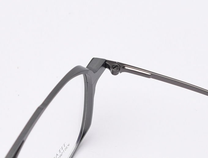 Vogue Double Bridge Square Metal Optical Glasses BSCI 136MM Plain Lens 6