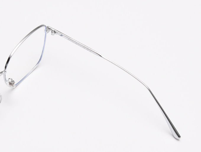 Oversized Full Frame Glasses Alloy Square Optical Spectacle Plain Lens 139MM 9