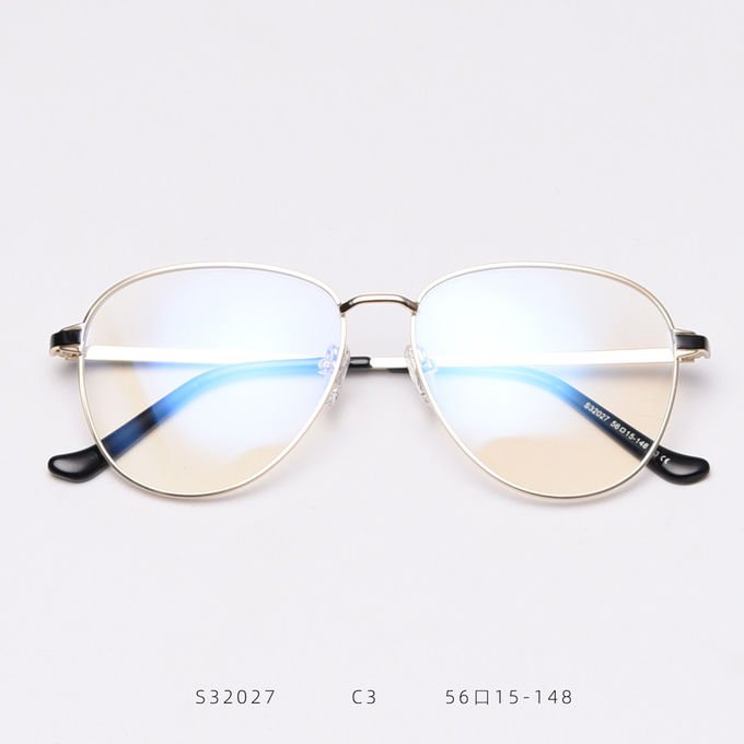 Oversized Rectangle Metal Anti Blue Ray Computer Glasses Outdoor Optical Frame 7