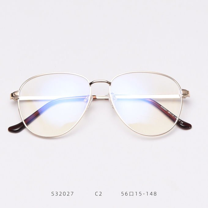 Oversized Rectangle Metal Anti Blue Ray Computer Glasses Outdoor Optical Frame 5
