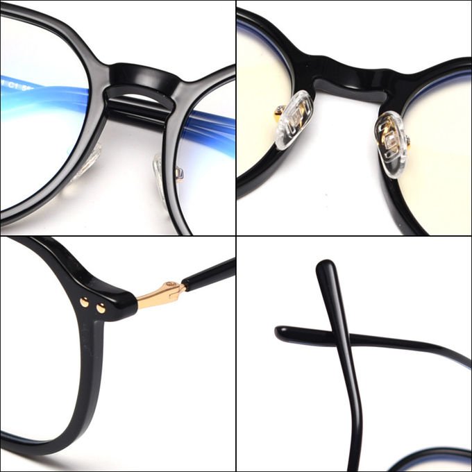 Korean TR90 Frame Optical Plain Lens Glasses Unisex Blue Light Blocking 7