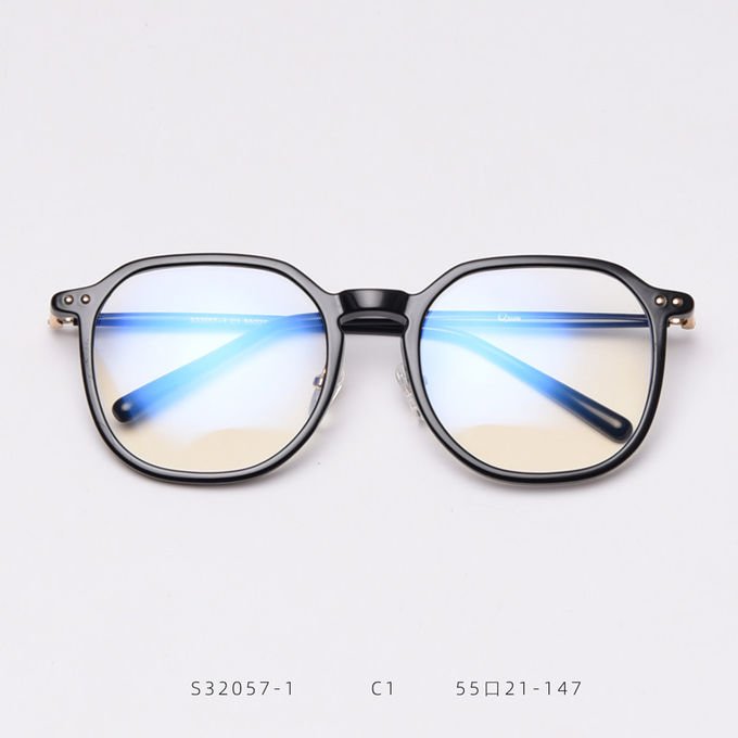 Korean TR90 Frame Optical Plain Lens Glasses Unisex Blue Light Blocking 1