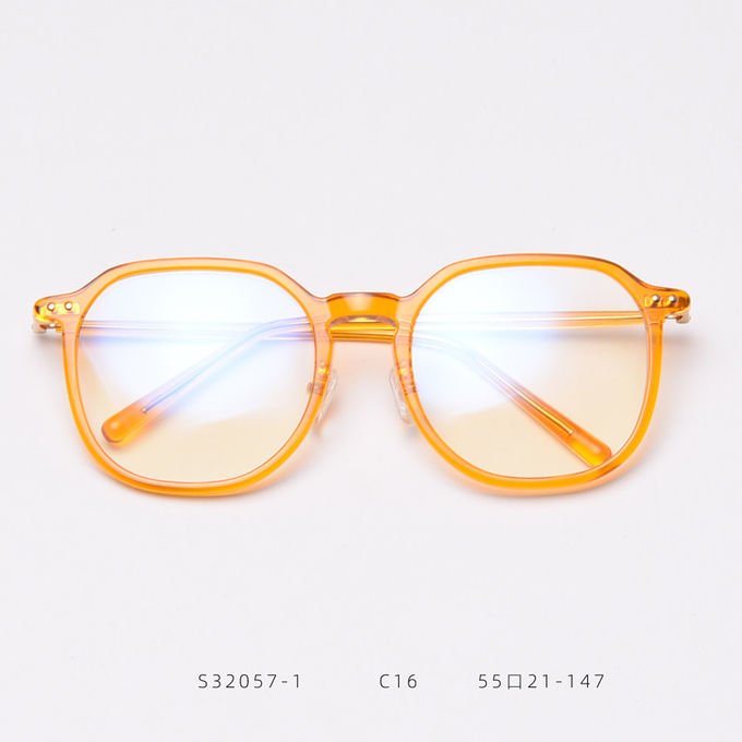 Korean TR90 Frame Optical Plain Lens Glasses Unisex Blue Light Blocking 0