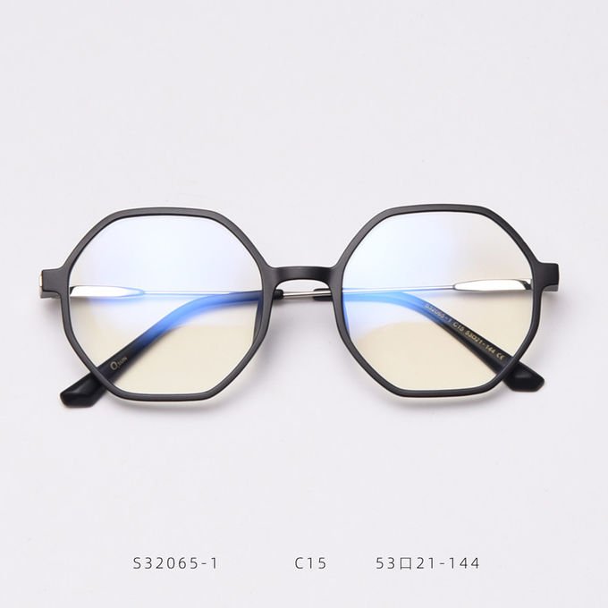 Retro Polygonal Anti Blue Light Glasses Men Women Fashion Optical Computer 1