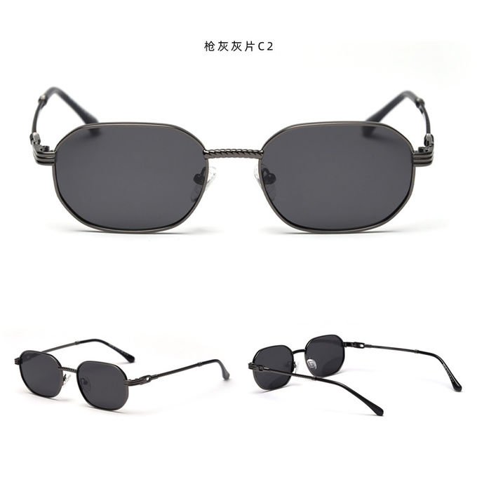 Frameless Girls Metal Frame Women Polarized Fashion Sunglasses 137MM 1