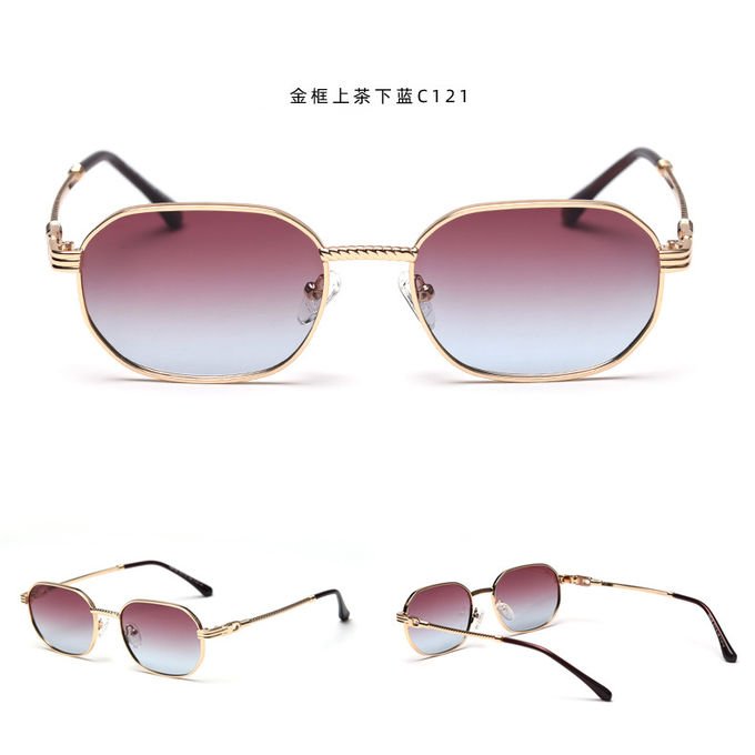 Frameless Girls Metal Frame Women Polarized Fashion Sunglasses 137MM 6