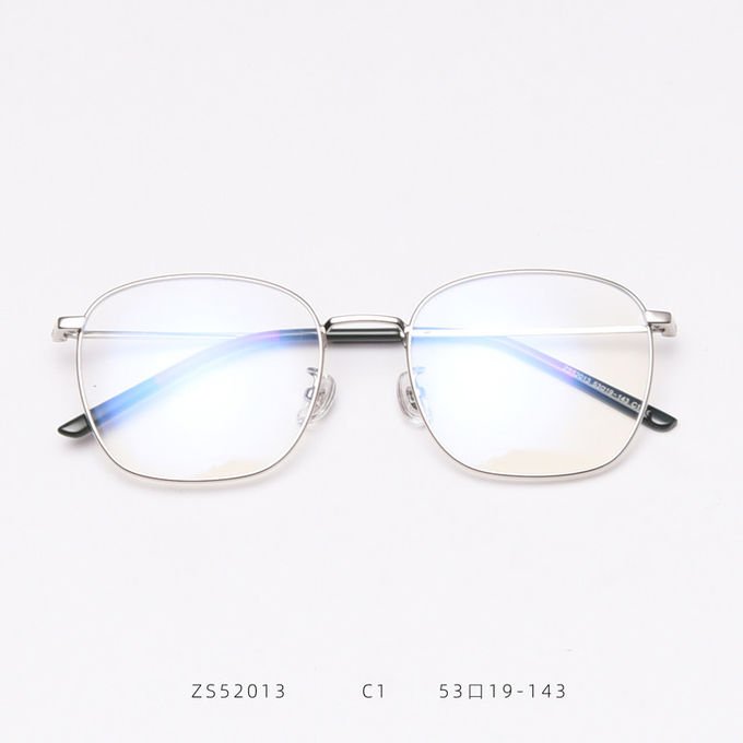 Metal Frame Men Women Oversize Plain Lens Glasses Myopia Optical Eye Glasses 3