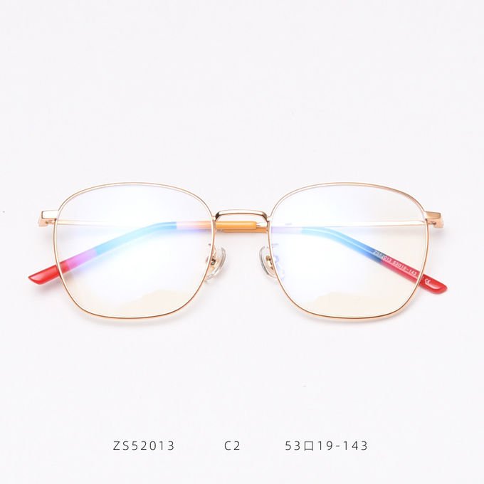 Metal Frame Men Women Oversize Plain Lens Glasses Myopia Optical Eye Glasses 4