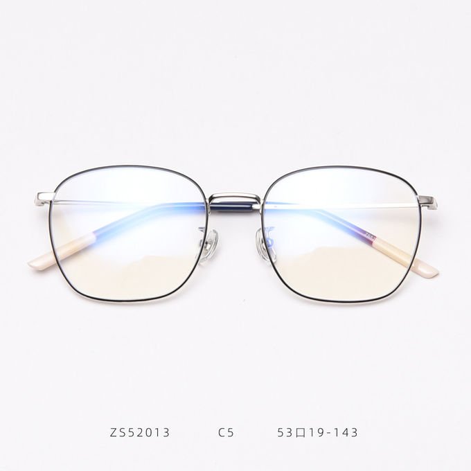 Metal Frame Men Women Oversize Plain Lens Glasses Myopia Optical Eye Glasses 6