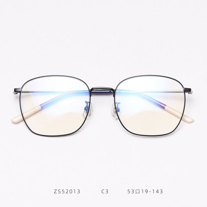 Metal Frame Men Women Oversize Plain Lens Glasses Myopia Optical Eye Glasses 7