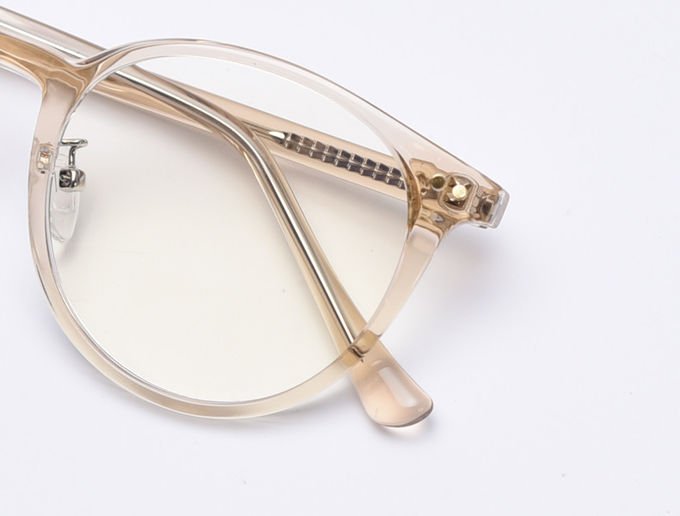 Myopia Female TR90 Material Glasses Trendy Net Red Round Blue Plate Flat Mirror Fashion Street Shooting 8