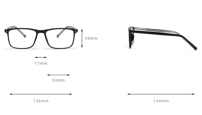 Cool Oversized Tr90 Optical Glasses Spectacles Frames For Ladies Multicolor Choice 11