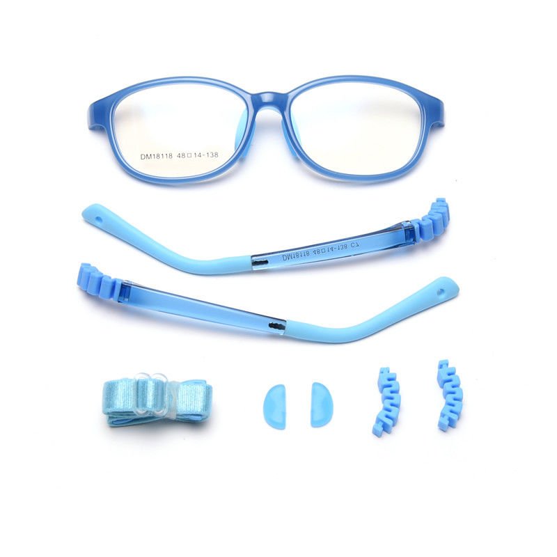 buy Children Frame Optical Glasses TR90 Flexible Bendable One Piece Eyeglasses online manufacturer