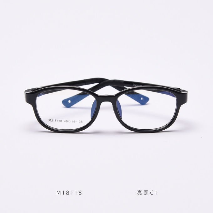 Children Frame Optical Glasses TR90 Flexible Bendable One Piece Eyeglasses 1