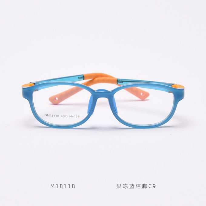 Children Frame Optical Glasses TR90 Flexible Bendable One Piece Eyeglasses 4