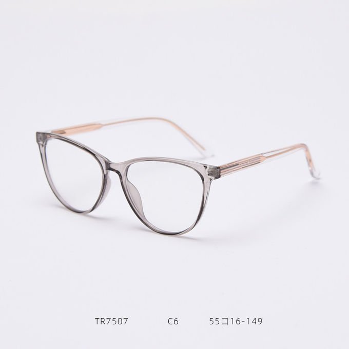 BSCI Round Optical Eyeglasses TR90 Frames Glasses Plain Lens 5