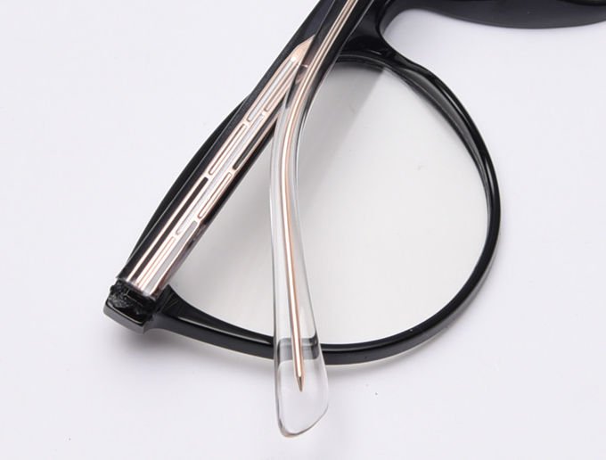 BSCI Round Optical Eyeglasses TR90 Frames Glasses Plain Lens 9