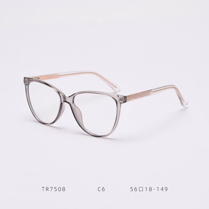 Spring Europe America Large Cat Eye TR90 Material Glasses Flat Mirror Female Myopia 4