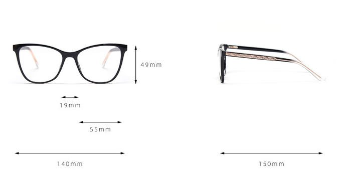 Spectacles Frame Round Eyeglasses Optical Frames Unisex Adult 10