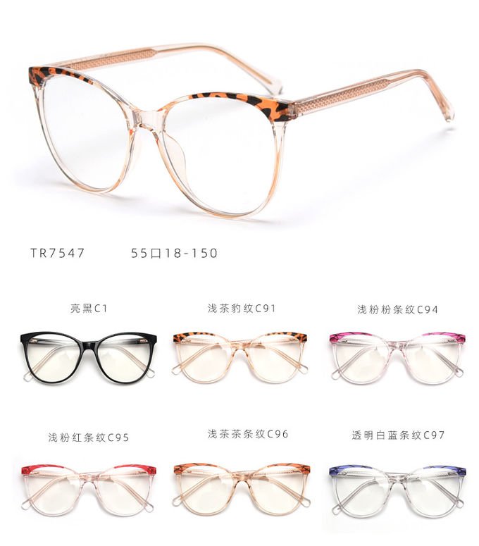 Exquisite TR Frames Glasses Optical Eyewear Anti Blue Light Optical Lens 12