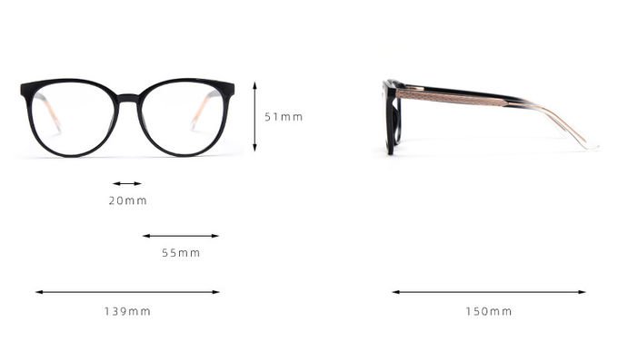 Blue Light Blocking Computer Round TR90 Material Glasses Frame BSCI SGS 11