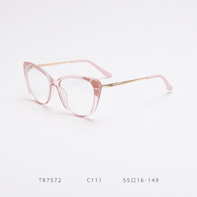 Fashion Ladies Oversized Tr90 Glasses Frames Tr90 Blue Light Glasses 1