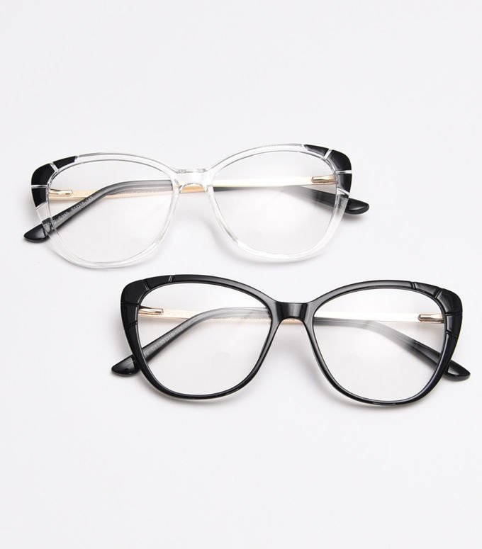 Fashion Ladies Oversized Tr90 Glasses Frames Tr90 Blue Light Glasses 0