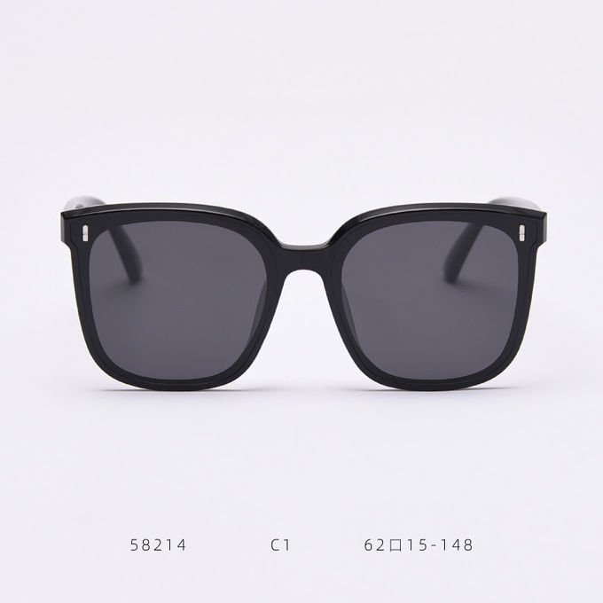 Ultralight TR Polarized UV Resistant Frida Square Rimmed Sunglasses 1