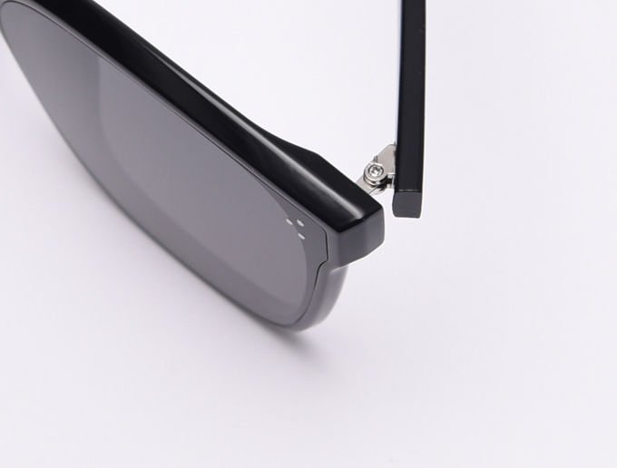 Women Retro Big Frame Square TR90 Sunglasses Trendy Polarized Men 7